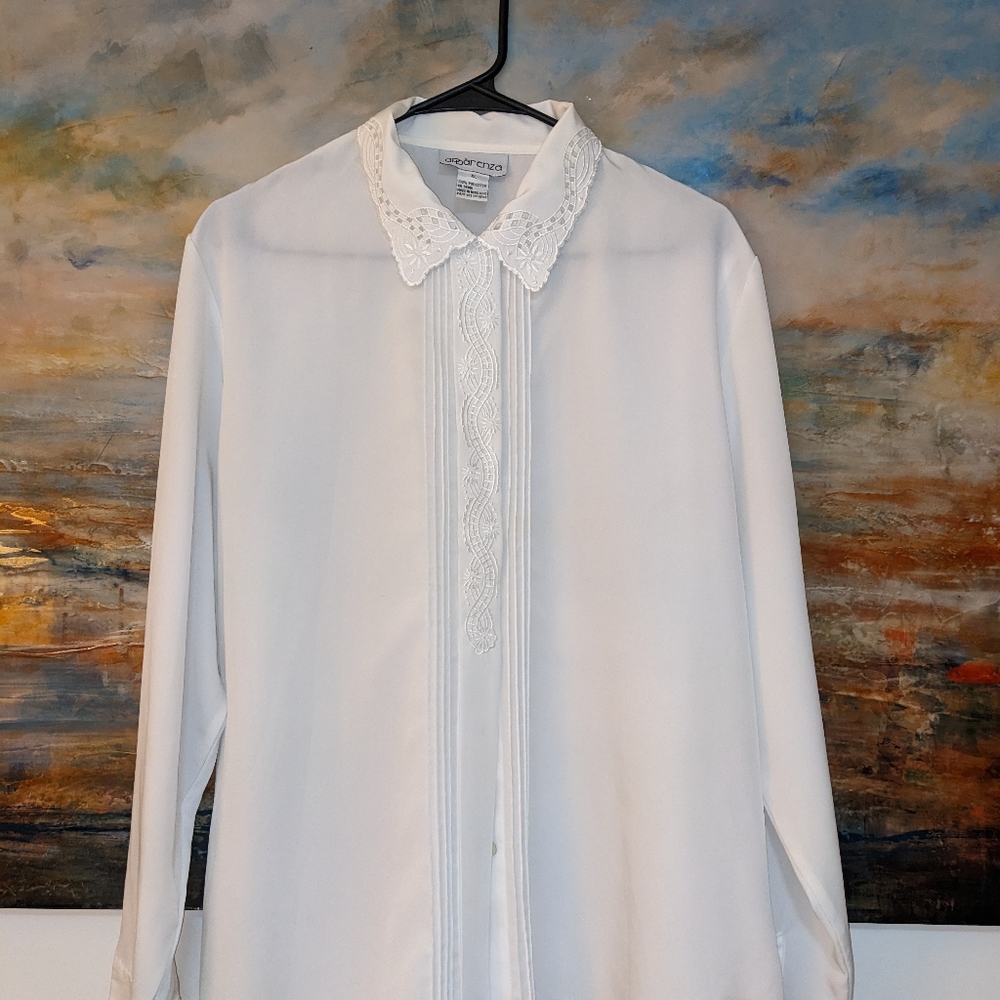 Vintage Embroidered Button Up Shirt